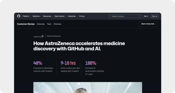 github exemple article