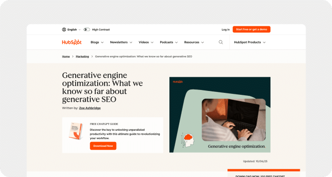 hubspot article complet